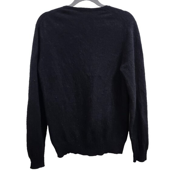 UNIQLO 100% Cashmere Sweater Black Women’s M Soft Luxury Knit Pullover Classic - Picture 4 of 11